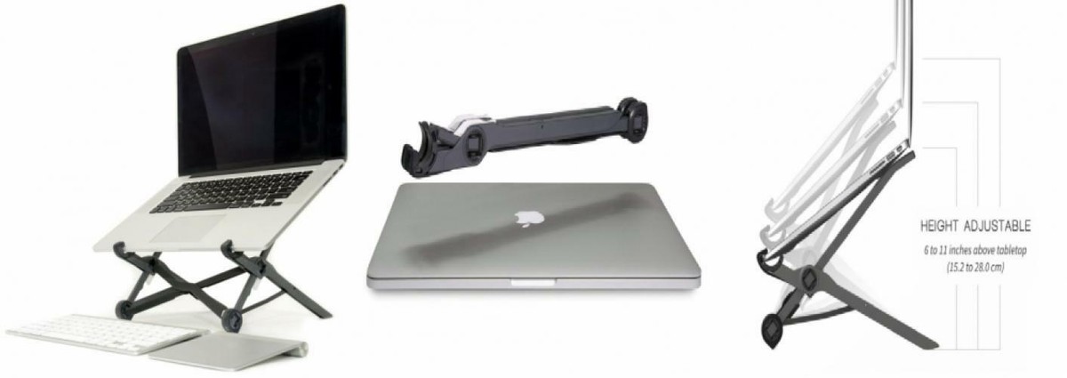 Roost Laptop Stand – Adjustable and Portable – PC MacBook
