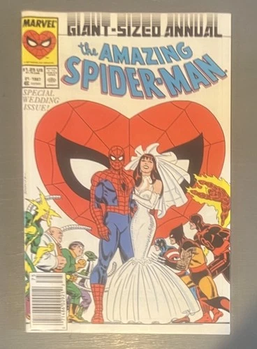 Marvel: Amazing Spider-Man Annual 21-NM-WEDDING ISSUE,see Photos.