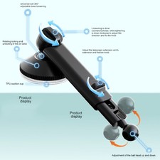 Universal Plastic Suction Mount 17mm Ball Head For Smartphone Stand Accessories