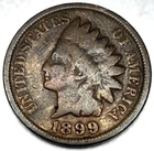 1899 Indian Head Cent Penny Good Condition 1c One Cent US Coin- 0765