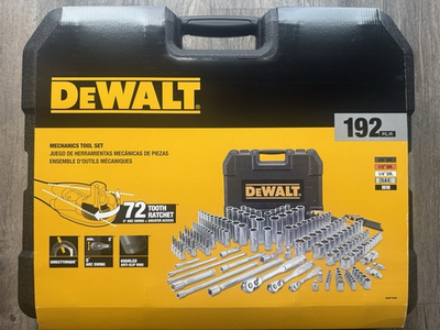#ad Brand New DEWALT 192 Piece Mechanics Tool Set SAE amp; Metric $249.97