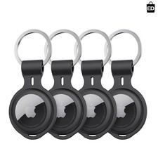 4 Pack Airtag Keychain Waterproof, Air Tag Holder for Apple Airtag GPS Tracker