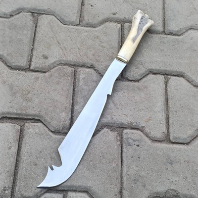 #ad #ad Handmade Predator 2 Elder Knife Replica – Steel Blade Camel Bone Handle $150.50