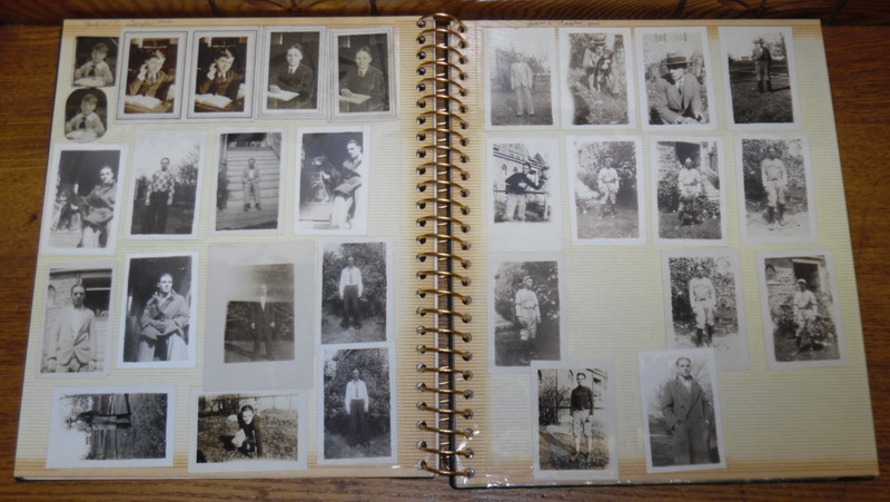Antique 1909-27 Photo Album - John C. Taylor II & Family - Ambler High School PA
