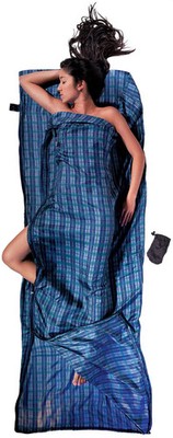 Cocoon TravelSheet-Coupler Deckenschlafsack, 220x83cm, Seide, checked silk
