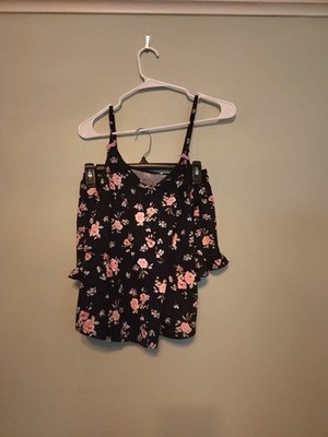 Laura Ashley Floral Print Cami Top and Shorts Pajama Set