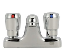 Zurn Z86500-XL AquaSpec Metering Faucet, 1.0 GPM Spray Outlet, 4-1/4 Chrome
