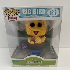 Funko Pop! "Figura de vinilo de lujo Big Bird With Nest 1612 Plaza Sésamo 6,8"" NUEVA"