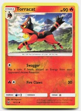 Shining Legends Torracat 16/73 NM Pokemon Reverse Holo Common Tcg Card