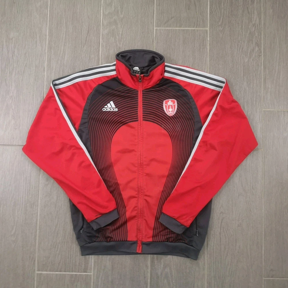 Vintage Retro 2006/07 AS Monza Trainingsjacke Größe: S Pashanim Y2K Adidas Fans