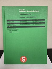 1995 Sweets Building & Security Systems Catalog File Vol Hardcover Book
