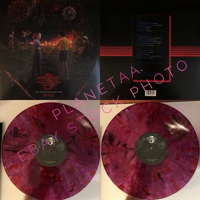 Stranger Things Season 3 Soundtrack Purple Colored Vinyl NEW and