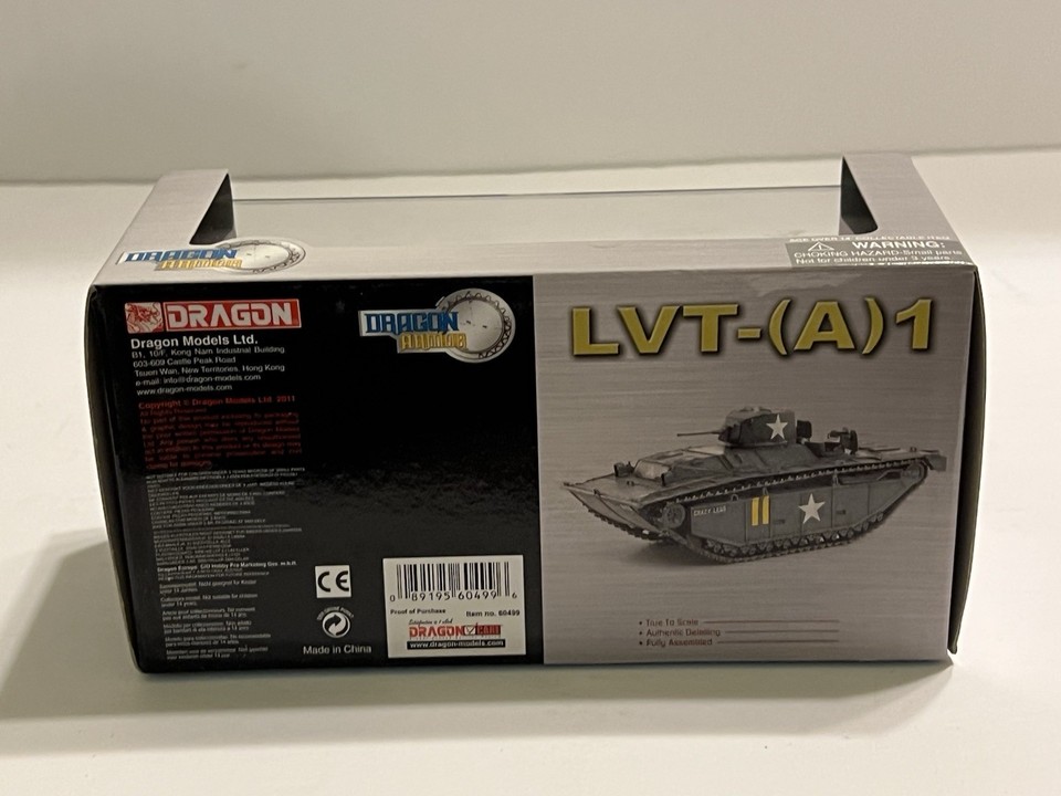 American amphibia LVT-(A)1 Shark's Mouth (Pacific Theater Operations 1945) - die cast - gotowy