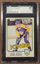 1981 O-Pee-Chee #148 Larry Murphy Los Angeles Kings Rookie Hockey Card SGC 8 RC. rookie card picture