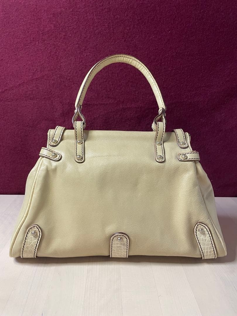 FENDI Beige Handbag embossing Women From Japan thumbnail 2