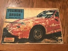ORIGINAL 1980'S VINTAGE METAL SIGN  CAR WASH FOAMING BRUSH 300ZX