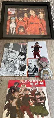 Fire Force Original Art Exhibition Limited Merchandise Set Japanese Anime
