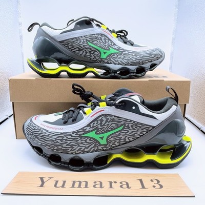 Mizuno Wave Prophecy 13.2 Light Grey Grey Light Yellow D1GA261301