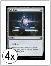 4x Sol Ring, Lost Caverns of Ixalan Commander, Magic MTG NM