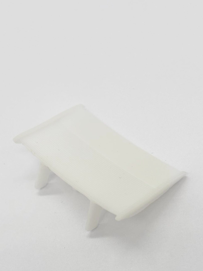 GP121 - Greenhills Reproduction White Rear Wing for Scalextric UOP Shadow - NEW