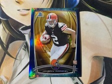 2014 Bowman Chrome BUBBLY Refractor 89/99  Johnny Manziel #130 Rookie RC
