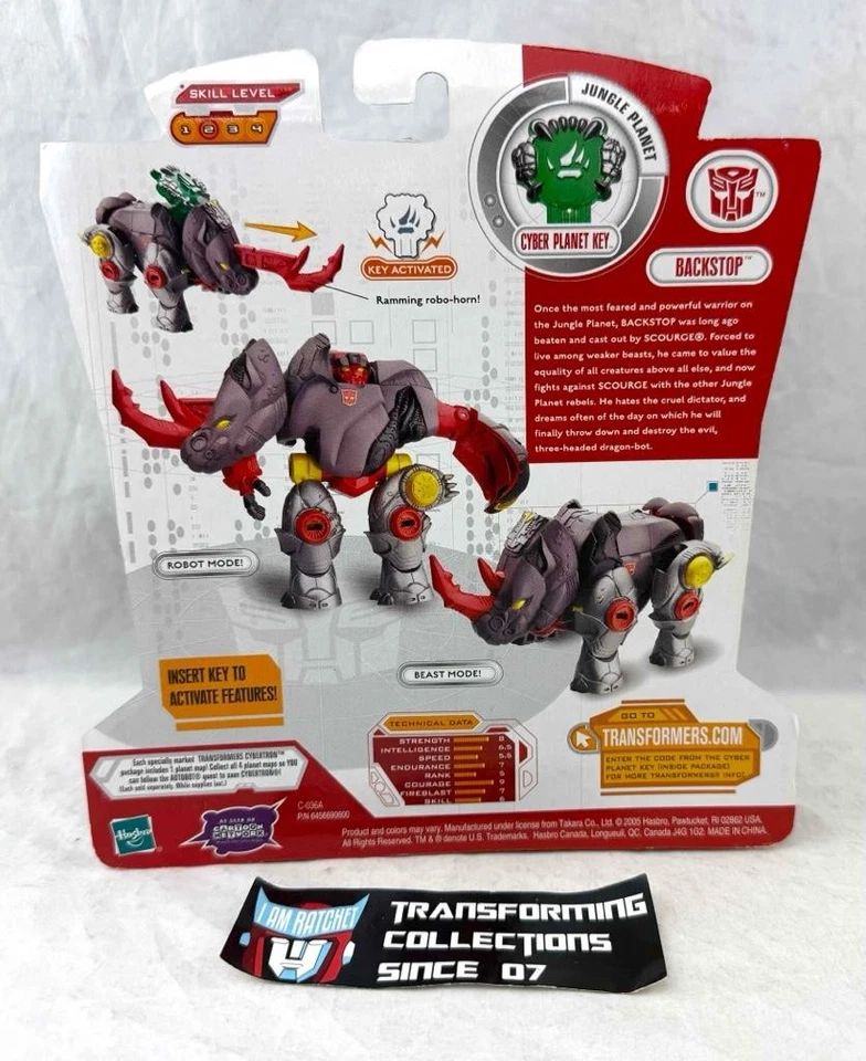 Transformers 2006 Cybertron RID Scout Class Backstop MOSC - Image 2 of 2