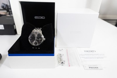 Seiko Presage Cocktail Time Automatic Black Dial Watch SRPE17 40.5MM