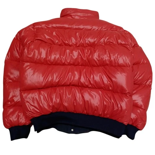 Moncler Vintage Reversible Down Puffer Jacket Red/Blue Quilted Full Zip Mens M image 5