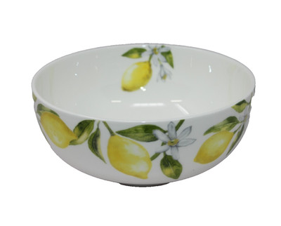 Mikasa LEMONS Bone China Salad Cereal Bowl-NEW