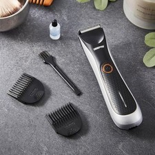 GEEPAS Cordless Hair Trimmer Beard Trimmer with Pro Shield Clipper Rechargeable