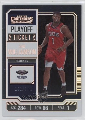 2023-24 Panini Contenders Playoff Ticket 109/249 Zion Williamson #79 1c3k