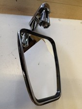 Halcyon Classic 820 Bar End Mirror for Motorcycles, Stainless Steel Rectangular