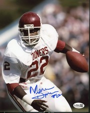 Marcus Dupree  Autographed 8x10 Oklahoma Sooners  JSA  Free Shipping #3