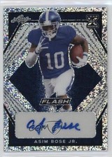 2021 Leaf Flash Navy Blue 39/75 Asim Rose Jr #BA-ARJ Auto 17wc