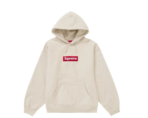 Felpa con cappuccio Supreme Box Logo "Stone" Taglia S