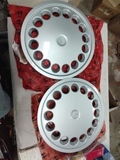 2 PEZZI COPPE RUOTA COPRICERCHIO 15 POLLICI ORIGINALE ALFA ROMEO 155 - 60581639