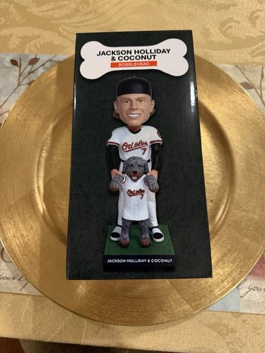 Jackson Holliday and Coconut Bobblehead Baltimore Orioles  4-11-26 Game