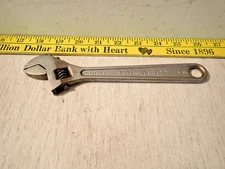 Vintage J.H.Williams Superjustable  8" adjustable wrench made in USA