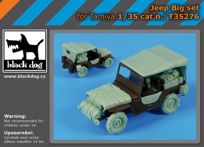 Black Dog 1/35 Jeep Super Detail Set for Tamiya kits