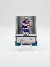 Pierre Strong Jr. 2022 Leaf Ultimate Draft RC Auto Blue SP /50 #BA-PSJ