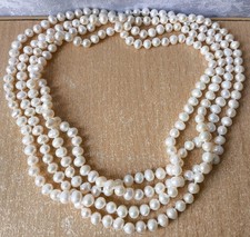 Beautiful Pearls Jewelry Collectible  Necklace VINTAGE 