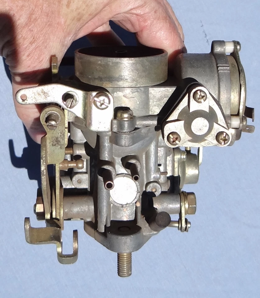 1970s 30PICT-2-3 Volkswagen Bug Beetle cano único núcleo de carburador refrigerado a ar - Imagem 4 de 4