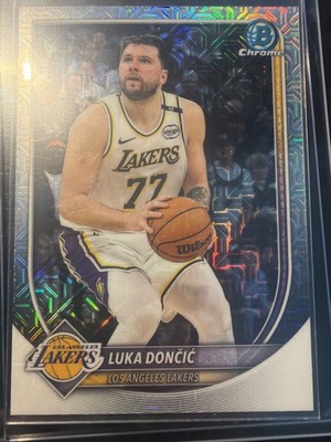 25-26 Bowman chrome basketball Luka Donic Mojo Refractor mint condition