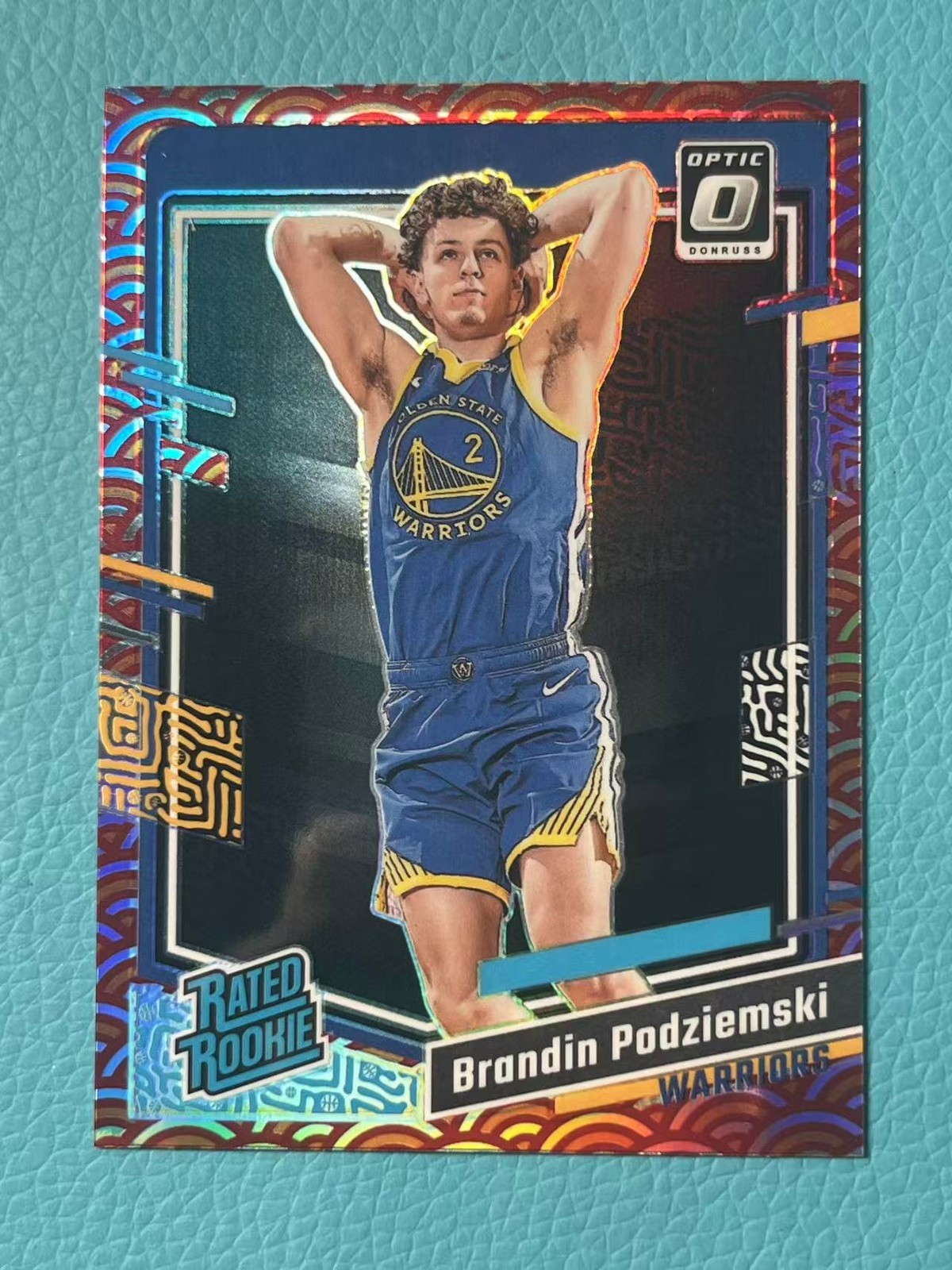 Brandin Podziemski 2023-24 Panini Donruss Optic Photon SSP RC Warriors #203