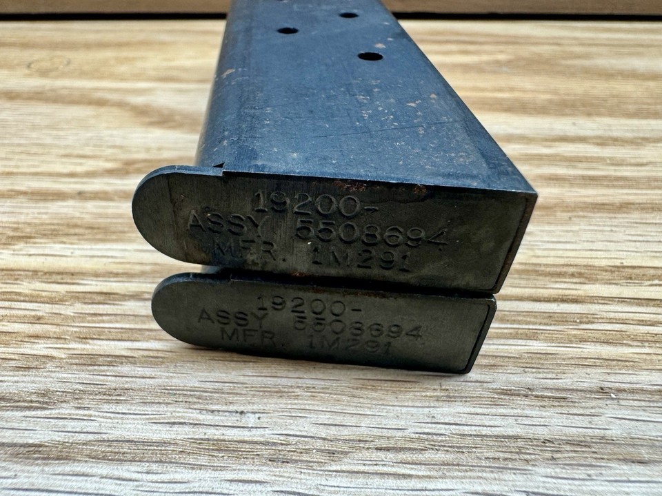 Springfield Magazine 1911 45 ACP 7 Rounds Stainless Blued PI4520 Ammo Freedom