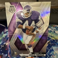 2025 Panini Mosaic Prizm Chuck Foreman Minnesota Vikings #161 - SILVER PRIZM 🔥