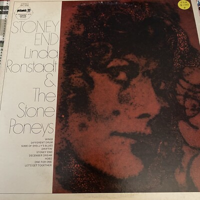 Linda Ronstadt/Stone Poneys- Stoney End 1976 SPC-3298 Vinyl 12''