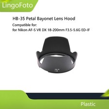 HB-35 Petal Bayonet Lens Hood for Nikon AF-S VR DX 18-200mm F3.5-5.6G ED-IF