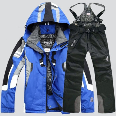 Herren Jacke+Hose Skianzug Wasserdichte Outdoor-Mantel Snowboard Bekleidung 2XL!