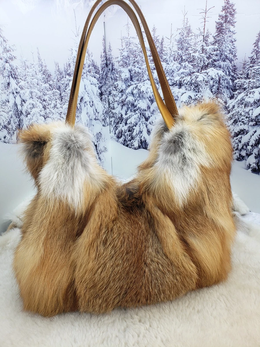 Fur Exterior Red Bags & Handbags for Women for sale - eBay